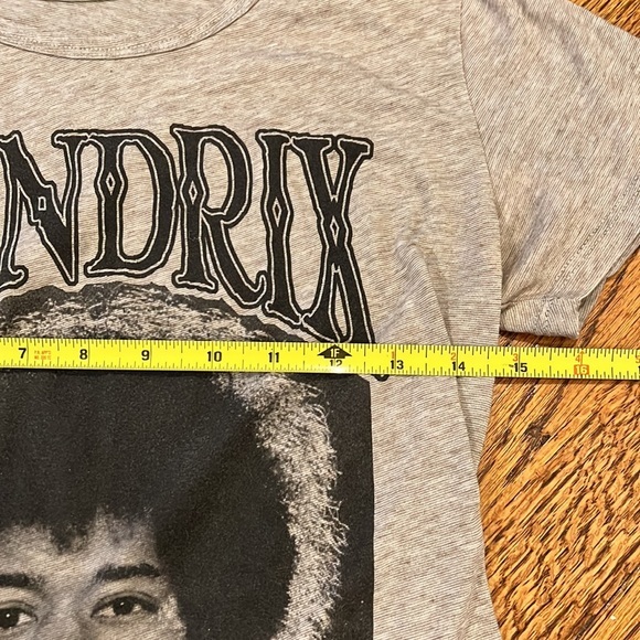 JIMI HENDRIX GREY FITTED TEE - SIZE S - Picture 8 of 9